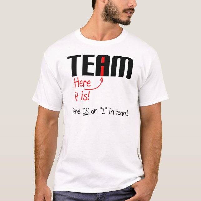 Jag i Team Rollig T-shirt (Framsida)