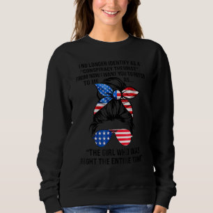 Jag identifierar mig inte längre som en konspirati t shirt