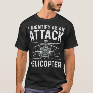 Jag identifierar mig som en atackhelikopter-funn G T Shirt