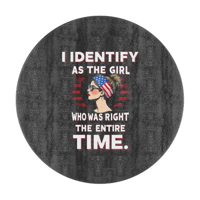 Jag identifierar mig som en flicka som var Höger h (Framsidan)