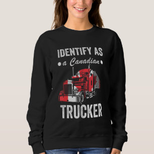Jag identifierar mig som en kanadensisk Trucker Su T Shirt