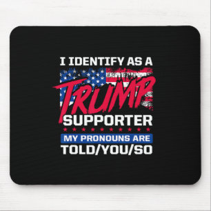 Jag identifierar mig som en trumpunderstödjare som musmatta