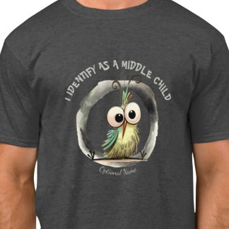 JAG IDENTIFIERAR SOM ETT MITTEN-BARN T SHIRT