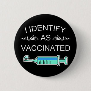 Jag identifierar som vaccinerad knapp