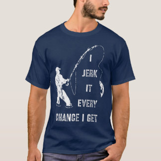 Jag Idiot varje gång jag får fiskegåva av Roligt T Shirt