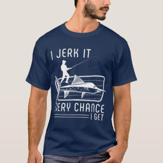 Jag Idiot varje gång jag får roligt fiske T Shirt