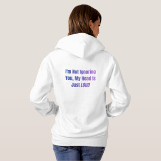 Jag ignorerar dig inte, mitt huvud är bara högt t shirt