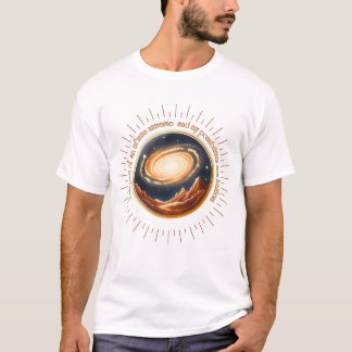 Jag ingår i ett oändligt universum. t shirt