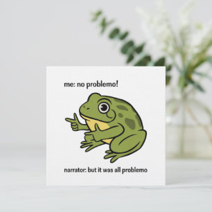 Jag Inget Problemo Berättare: Men Det Var Allt Pro Inbjudningar