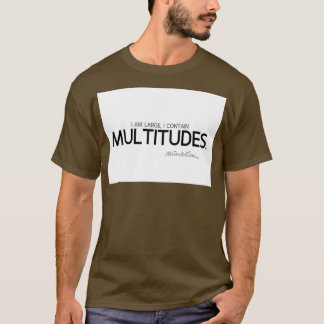 Jag innehåller multitudes walt whitman t shirt