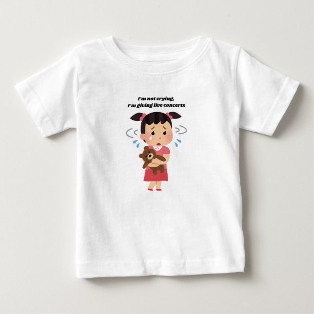 🎵 jag inte Gråter, jag är Ge Live-konsert T Shirt (Framsida)