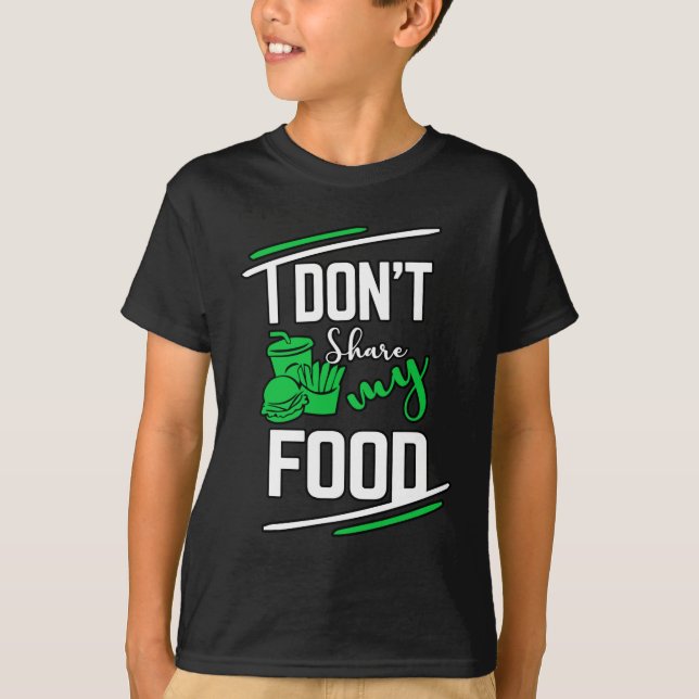 Jag  inte min mattröja barn t shirt (Framsida)
