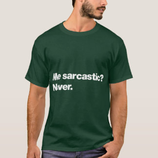 Jag ironisk Aldrig vintage T Shirt