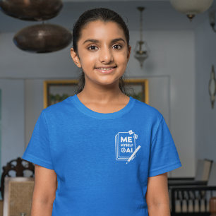 Jag, jag och AI, White Art Girls Shirt T Shirt