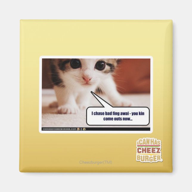 Jag jagar dålig finning awai magnet (Framsidan)