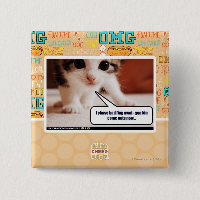 Jag jagar fing awai för dåliga knapp (Framsida)