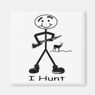 Jag jagar hjort magnet