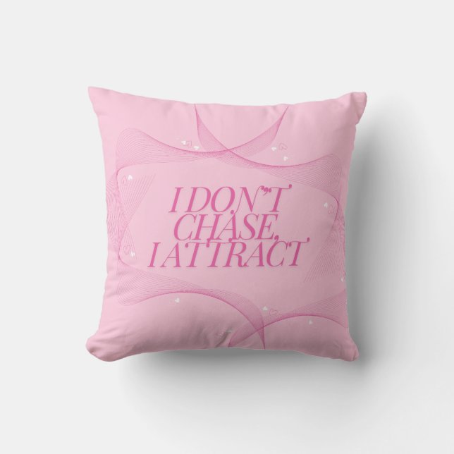 Jag jagar inte, jag attraherar Citat, Rosa Kudde (Framsida)