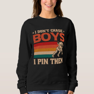Jag jagar inte pojkar jag fäller dem brottning 1 t shirt
