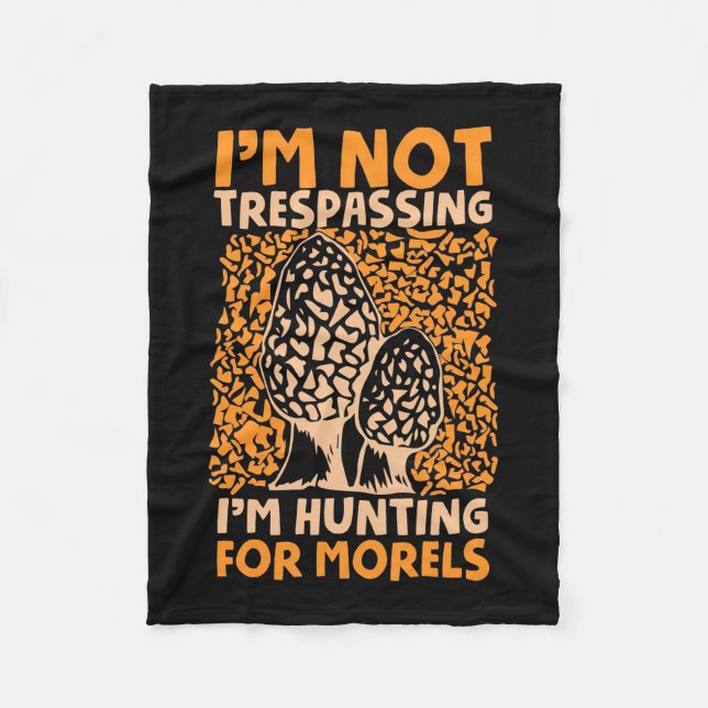 Jag jagar Morels Fleecefilt (Framsidan)
