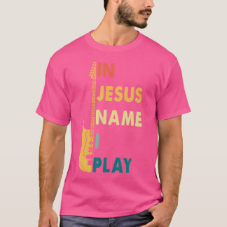 Jag Jesus Namn I Play Guitar T Shirt