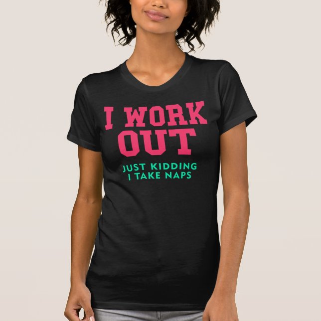 Jag jobbar, bara håller tee shirt (Framsida)