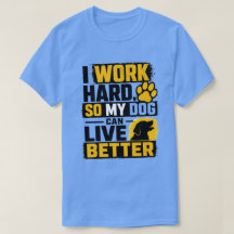 Jag Jobbar Hårt Hundälskare Citat Design