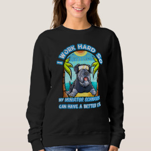 Jag jobbar hårt så att min minister Schnauzer kan T Shirt
