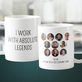 Jag jobbar med 10 Photo Office-team med absoluta f Kaffemugg