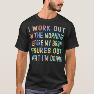 Jag jobbar på Morgonens konstiga Gym Fitness Calis T Shirt