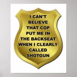 Jag kallade Pistol Funny Poster