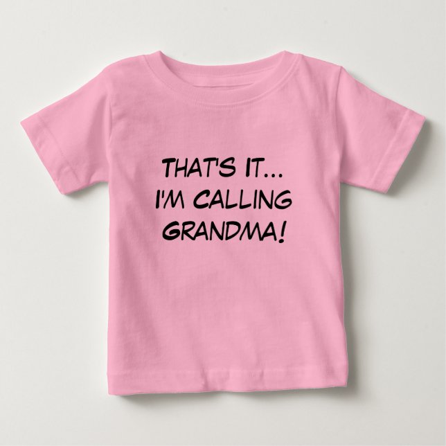 Jag kallar mormor. tee shirt (Framsida)
