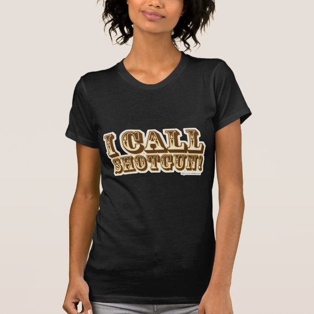 Jag kallar Pistol Childown Humor Slogan T-shirt (Framsida)