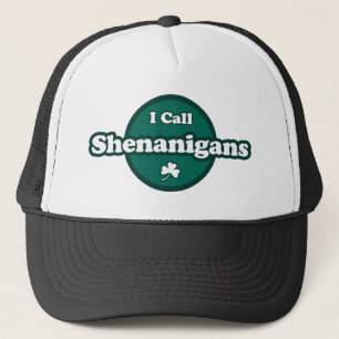 Jag kallar Shenanigans Cute Irish Soutay Truckerkeps