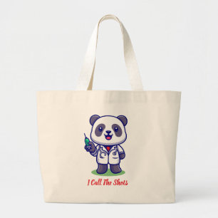 Jag kallar Shots Panda Tote Bag Jumbo Tygkasse