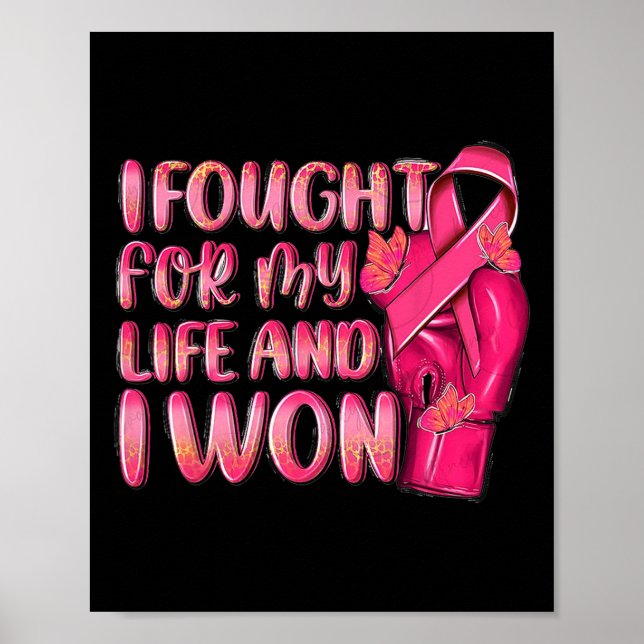 Jag kämpade för mitt liv och jag älskar Boxing Bre Poster (Framsidan)
