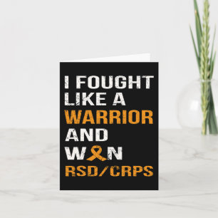 JAG KÄMPADE SOM EN VARARE OCH WON RSD - CRPS KORT