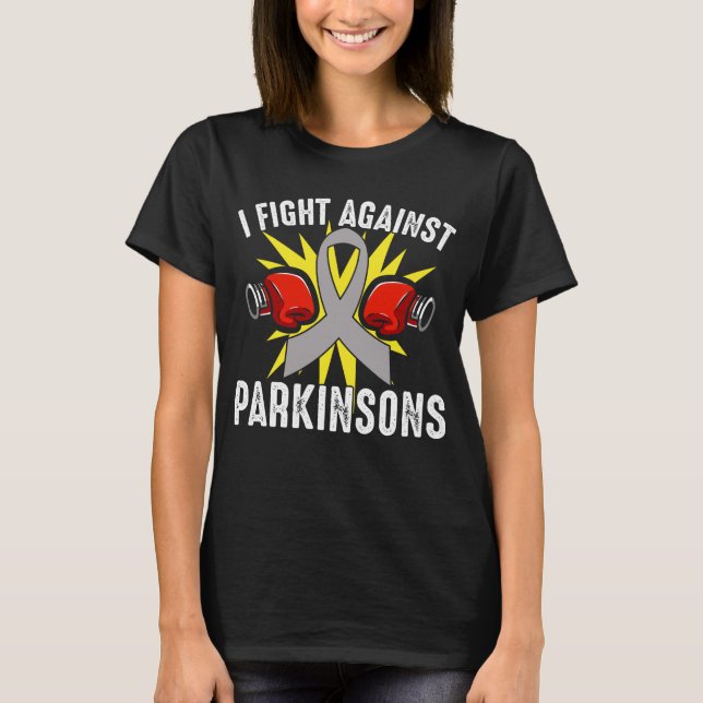 Jag kämpar mot Parkinsons sjukdom T Shirt (Framsida)
