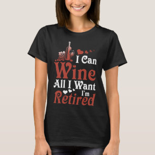 Jag kan allt vin mig önska avgick vint-skjortor t shirt