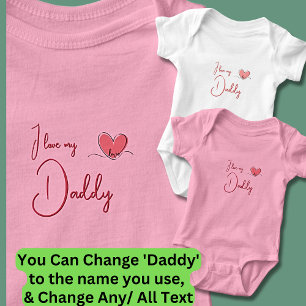 Jag kan ändra all text, jag Kärlek min Rosa Girl G T Shirt