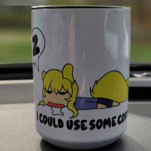 Jag kan Använda lite kaffe Två-Tonad Mugg
