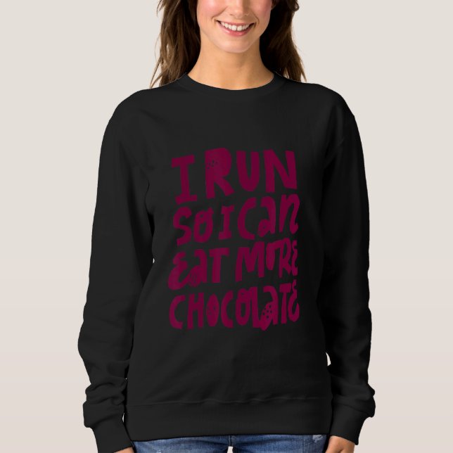 Jag kan äta mer choklad t shirt (Framsida)