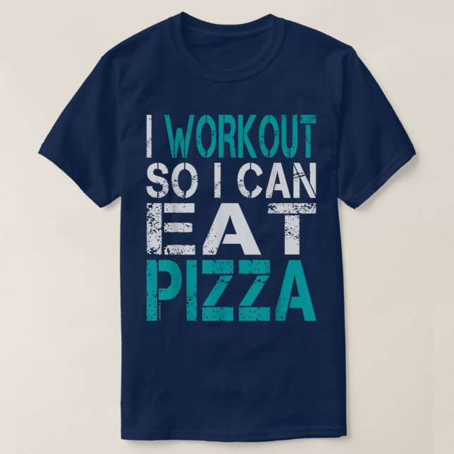 Jag kan äta Pizza 3721518 T Shirt (Design framsida)