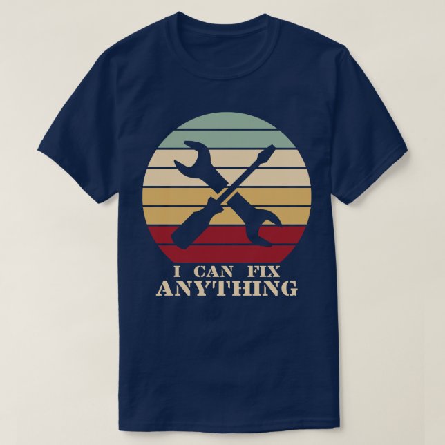 Jag kan åtgärda allt Handyman T Shirt (Design framsida)