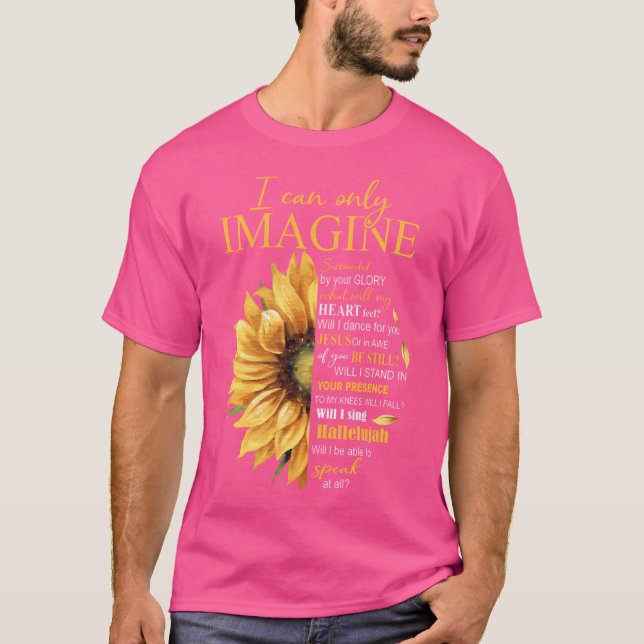 Jag kan bara föreställa mig en troende kristen kat t shirt (Framsida)