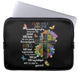 Jag kan bara föreställa mig Jesus Faith Laptop Fodral