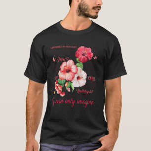 Jag kan bara föreställa mig Jesus Flower Butterfly T Shirt