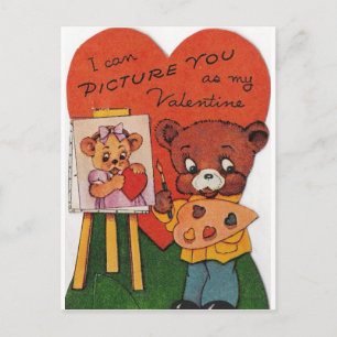 Jag kan Bild dig som min Valentine Helg Vykort