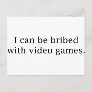 Jag kan bli brigad med videospel vykort