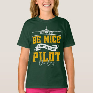 Jag kan bli din pilot en dag. t shirt